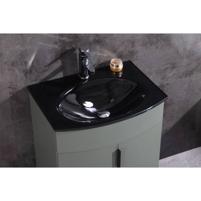 Legion Furniture 24" Pewter Green SINK VANITY