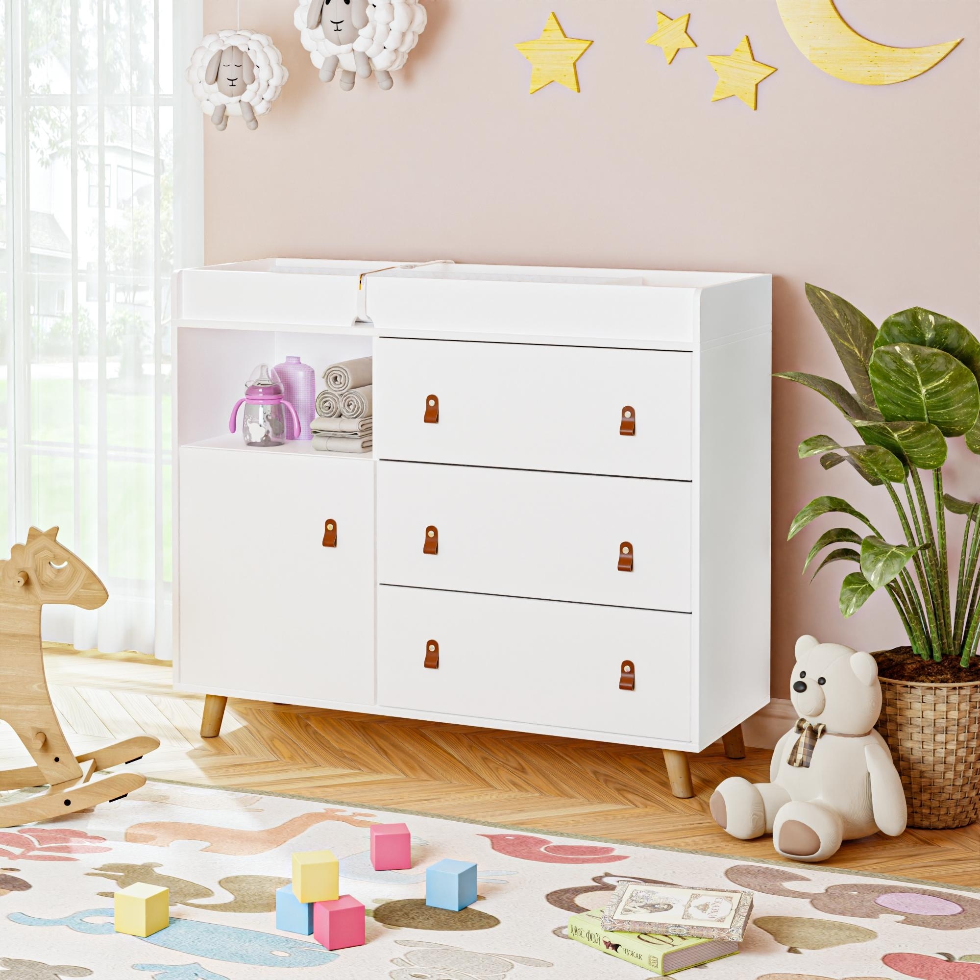 Baby dresser with changing top deals