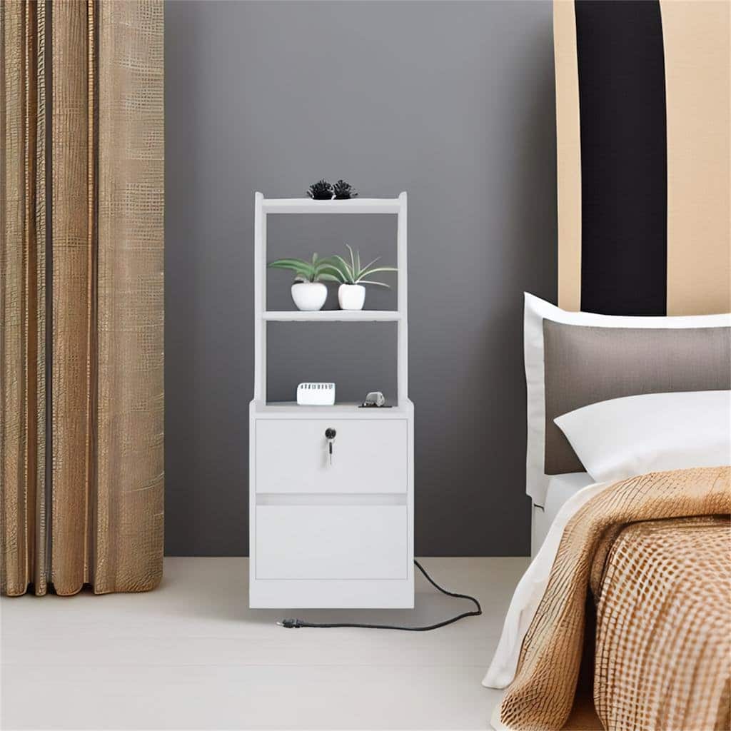 Nightstand with Charging Station