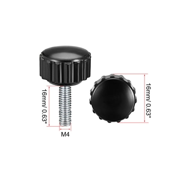 Details about   Through Hole UNC 6# 1/4 3/8 High Knurled Thumb Nuts Aluminium Hand Grip Knobs 