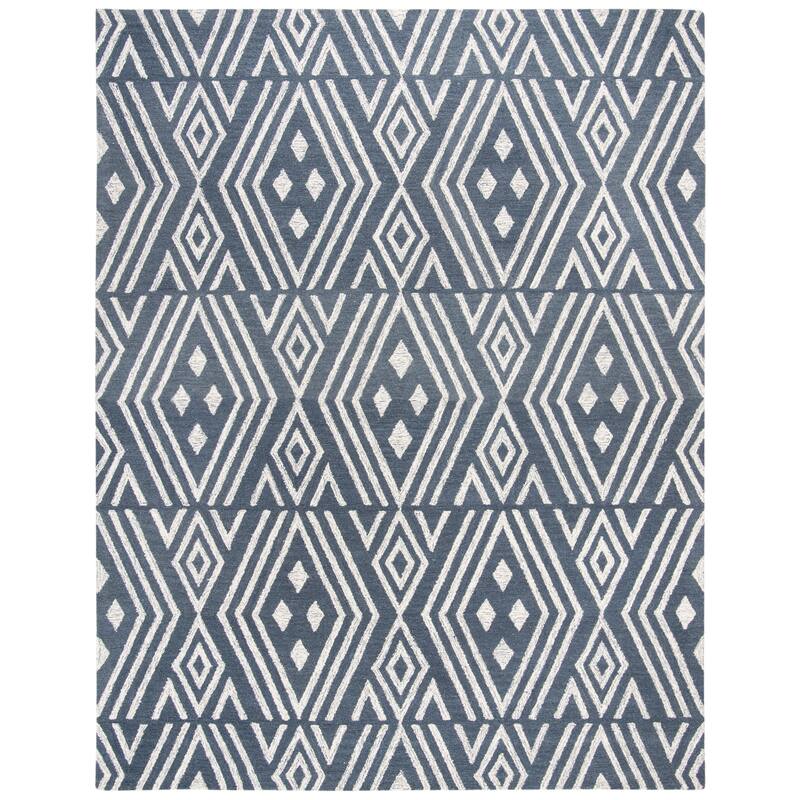 SAFAVIEH Handmade Micro-Loop Hildegund Wool Rug