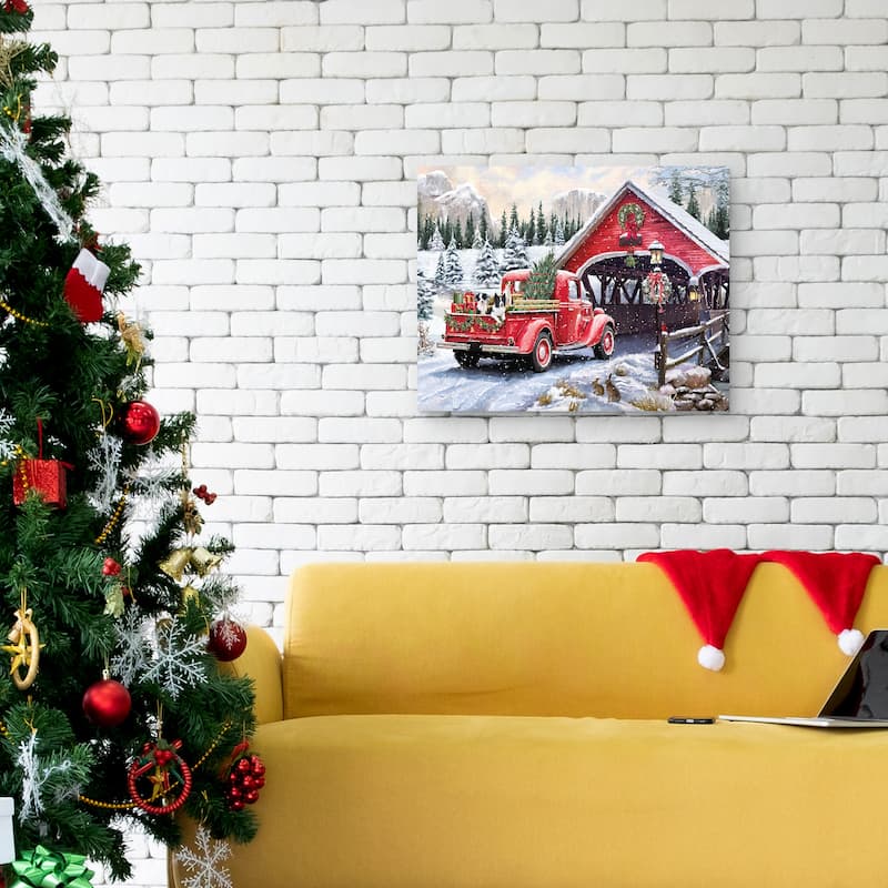 Christmas Delivery by The Macneil Studio Canvas Art Print