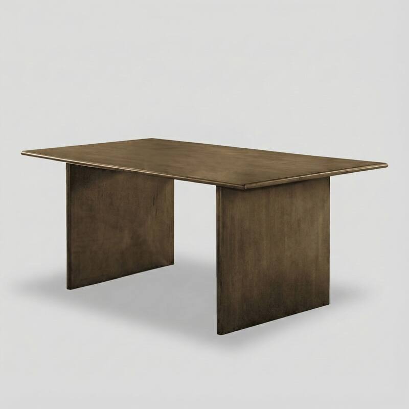 Furniture of America Velez Mid-Century Modern 72-inch Solid Wood Dining Table