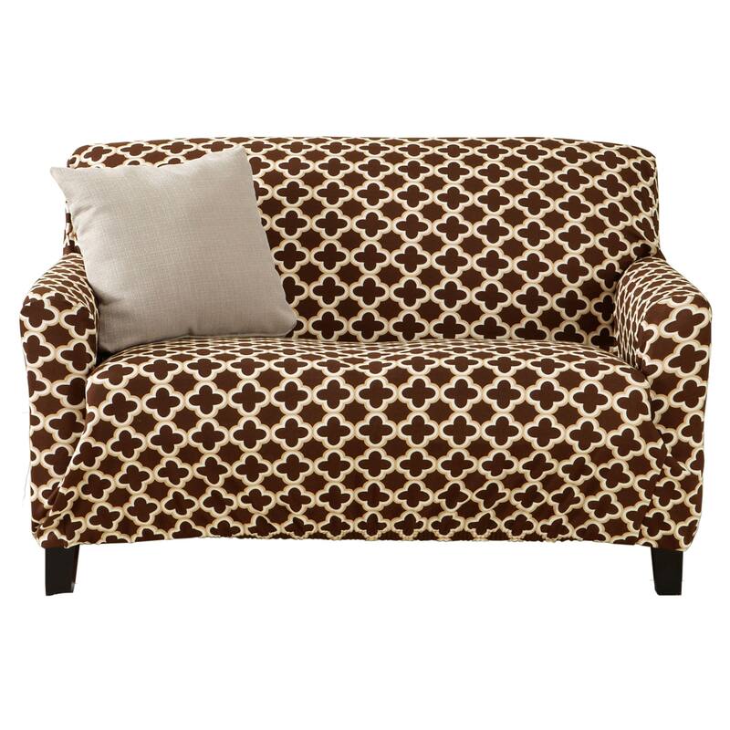 Premium Stretch Printed Loveseat Slipcover - Love Seat