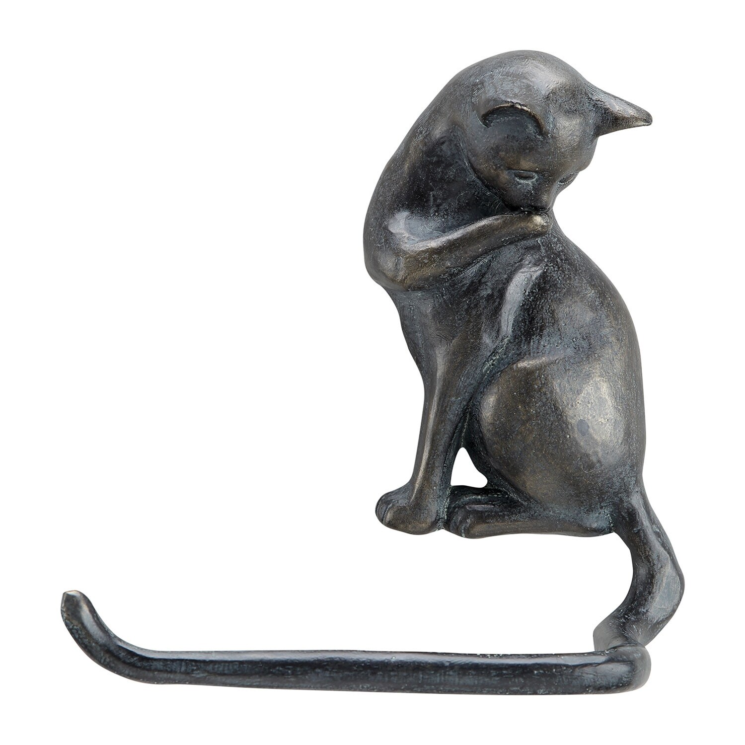 Shop Spi Home Cat Shaped Toilet Paper Holder Cast Aluminum Wall