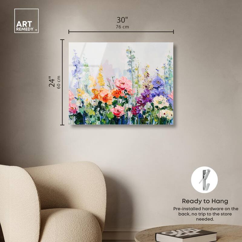 Summer Abundance II Acrylic by Art Remedy, Ready to Hang
