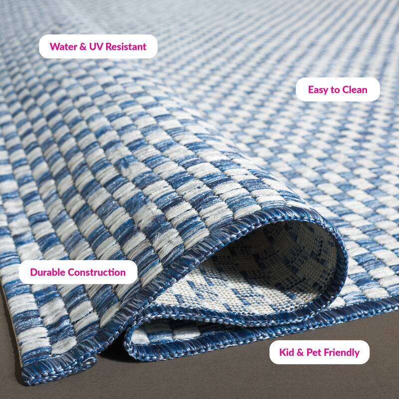 SAFAVIEH Courtyard Ragini Indoor/Outdoor Waterproof Patio Backyard Rug
