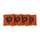 preview thumbnail 1 of 1, Chicago Bears NFL Football Orange Cornhole Bags All-Weather Resin Filled