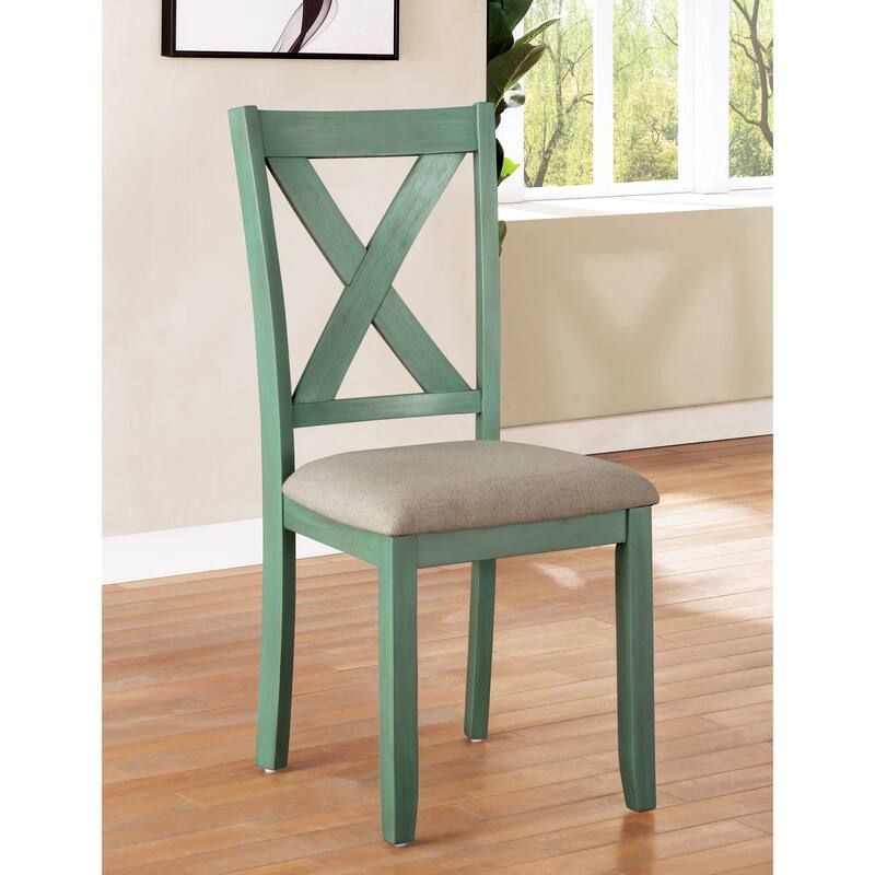 Cleyton Rustic Solid Wood 7-Piece Dining Set by Furniture of America