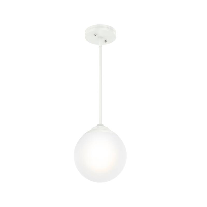 Hunter Hepburn 1 Light Pendant - Kitchen Island, Bedroom, Foyer - Globe, Mid-Century Modern, Art-Deco