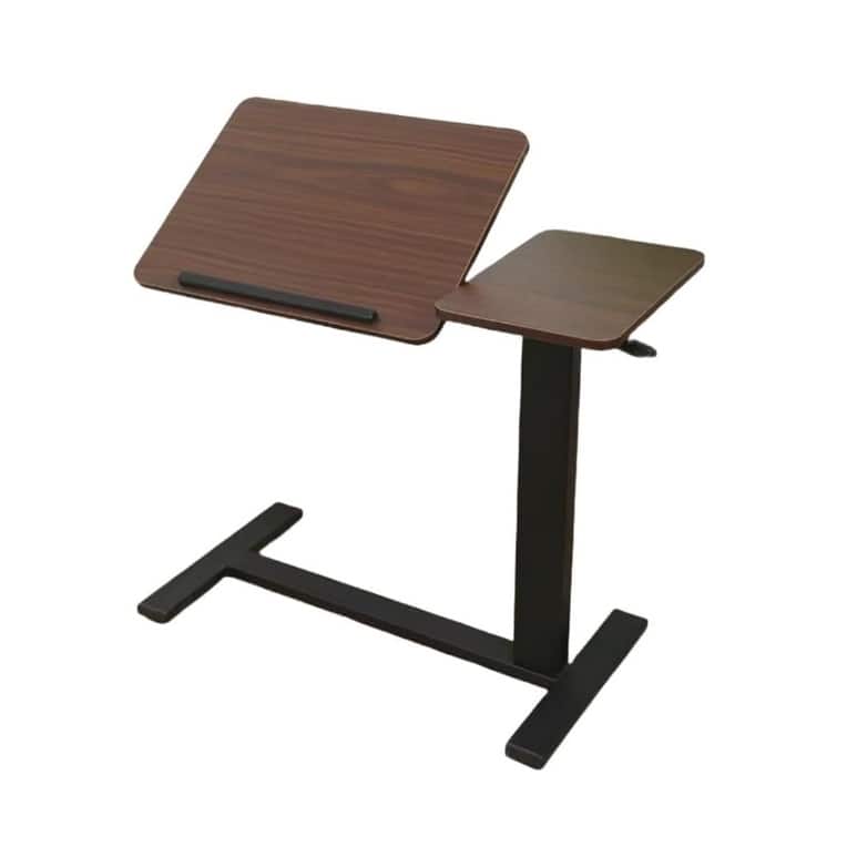 Mobile Rolling Laptop Stand Tilting bed Table Sofa Side Table with Wheels