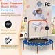 preview thumbnail 6 of 8, Gymax 36'' Mini Toddler Trampoline w/ LED Bluetooth Speaker Detachable