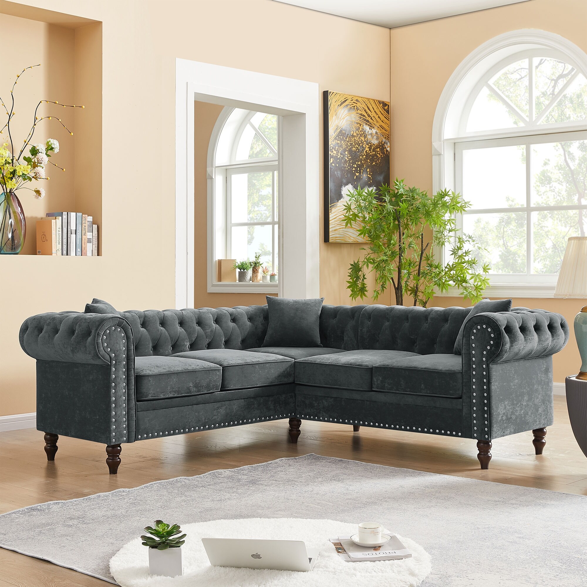 Chesterfield reclining sectional 2025