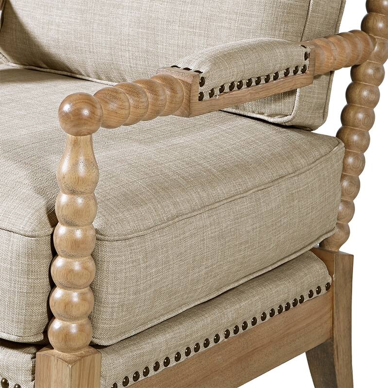Accent Arm Chair with Nailhead Trim