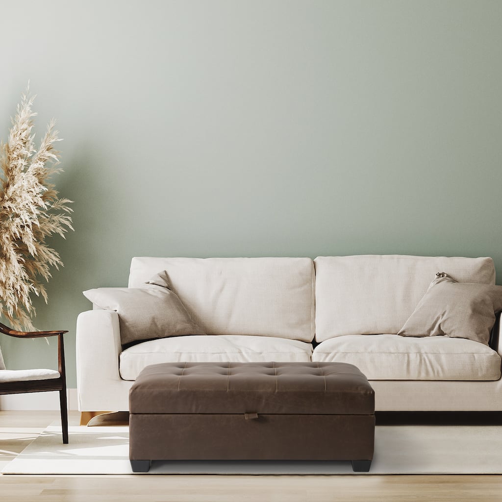 Antonio Tufted Storage Ottoman