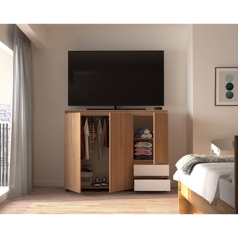 Low Profile Armoire/ Wardrobe by Inval