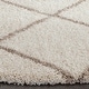 preview thumbnail 118 of 161, SAFAVIEH Hudson Shag Estella Diamond Trellis 2-inch Thick Rug