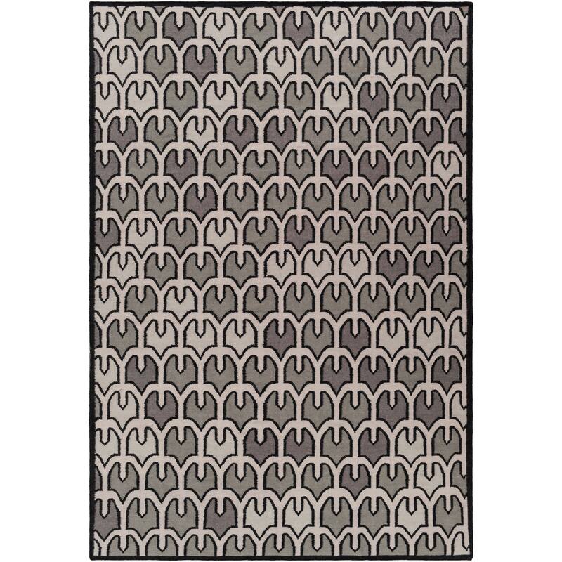 Hand-woven Brett Reversible Wool Area Rug