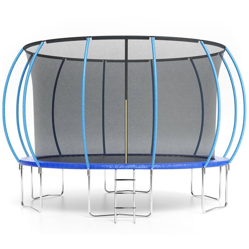 10/12/14/16 FT Outdoor Trampoline Bounce Combo W/Closure Net