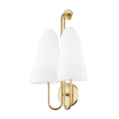 Hudson Valley Slate Hill 2-Light Wall Sconce - N/A