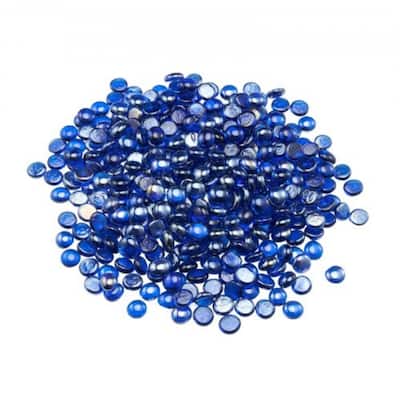 Cobalt Blue Fireproof Glass Blocks Heat Resistant for Pits - 3/4 inch