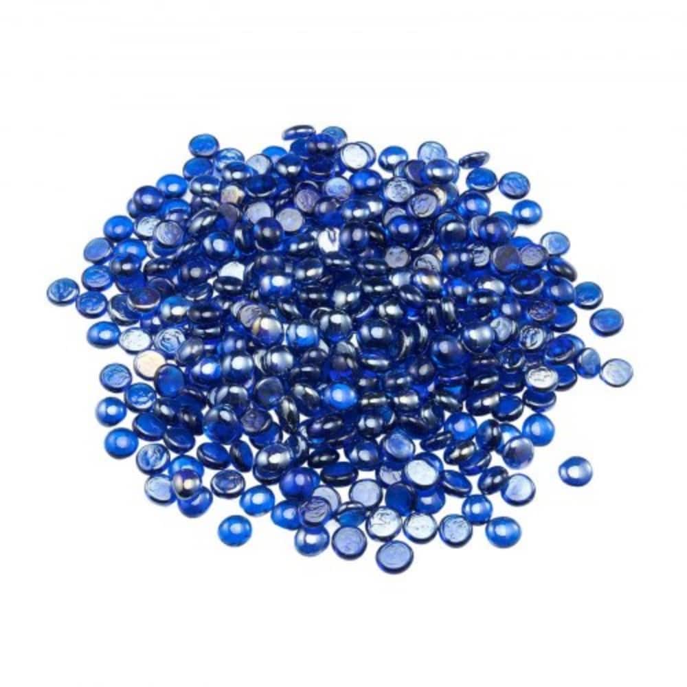 Cobalt Blue Fireproof Glass Blocks Heat Resistant for Pits - 3/4 inch