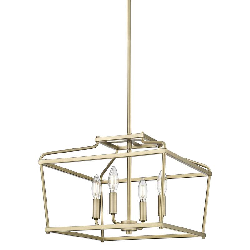 Millennium Lighting 19104 Nellita 4 Light 16" Wide Pendant - Vintage Brass