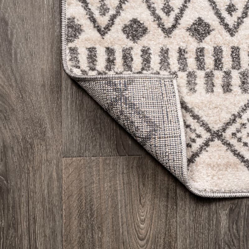 JONATHAN Y Bhalil Berber Geometric Stripe Area Rug