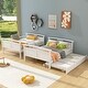 preview thumbnail 2 of 7, Full Over Full Bunk Bed with Twin Size Trundle Separable Bunk Bed, Equipped with Safety Guardrails