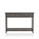 preview thumbnail 5 of 3, Aranda Rustic Grey 43-inch Wood 1-Shelf Sofa Table by Furniture of America