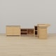 preview thumbnail 35 of 93, 100% Solid Wood Outdoor Kitchen Cabinet Set, Modular Patio BBQ Island Sideboard Buffet Pantry
