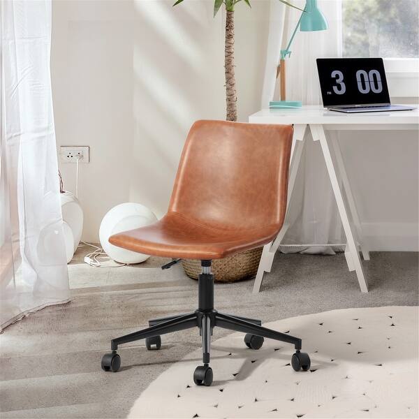 Furniture R Home Study Room Brown Secretary Office Chair Overstock 31509614