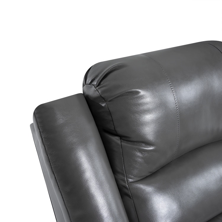 Deluxe Adjustable Power Lift Recliner Chair for Elderly Faux Leather Electric Recliner Split-Back Chair