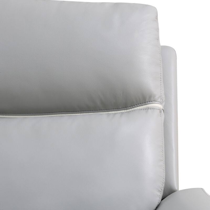 Versatile Grey Smart Sofa with Adjustable Reclining, USB Charging, and Hidden Storage