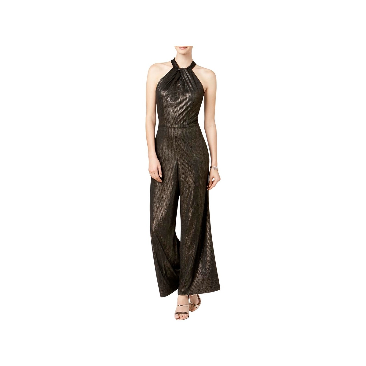 julia jordan twist neck jumpsuit