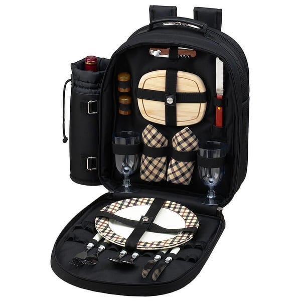 Picnic at Ascot Two Person Equipped Picnic Backpack - Bed Bath & Beyond ...