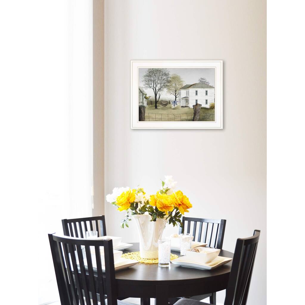 TrendyDecor4U Farmhouse "Spring Cleaning" Framed Print Wall Art by Billy Jacobs