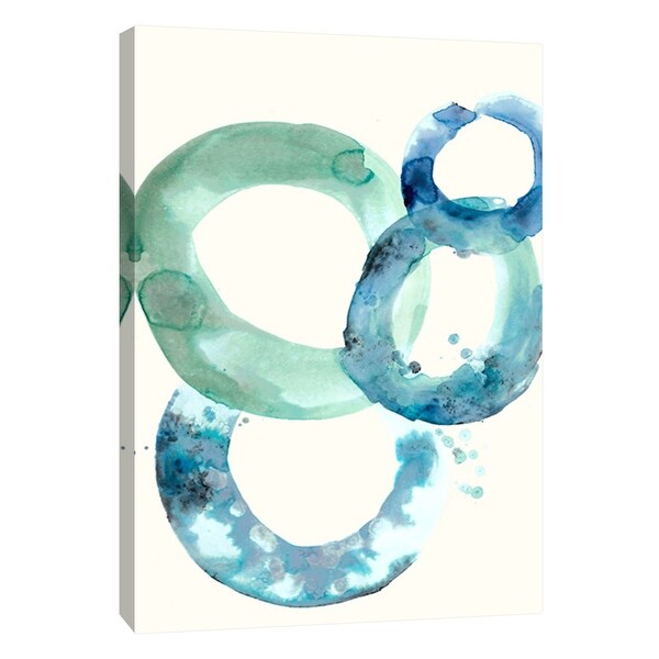 PTM Images 9-105532 PTM Canvas Collection 10" x 8" - "Watercolor Oval 5" Giclee Abstract Art Print on Canvas