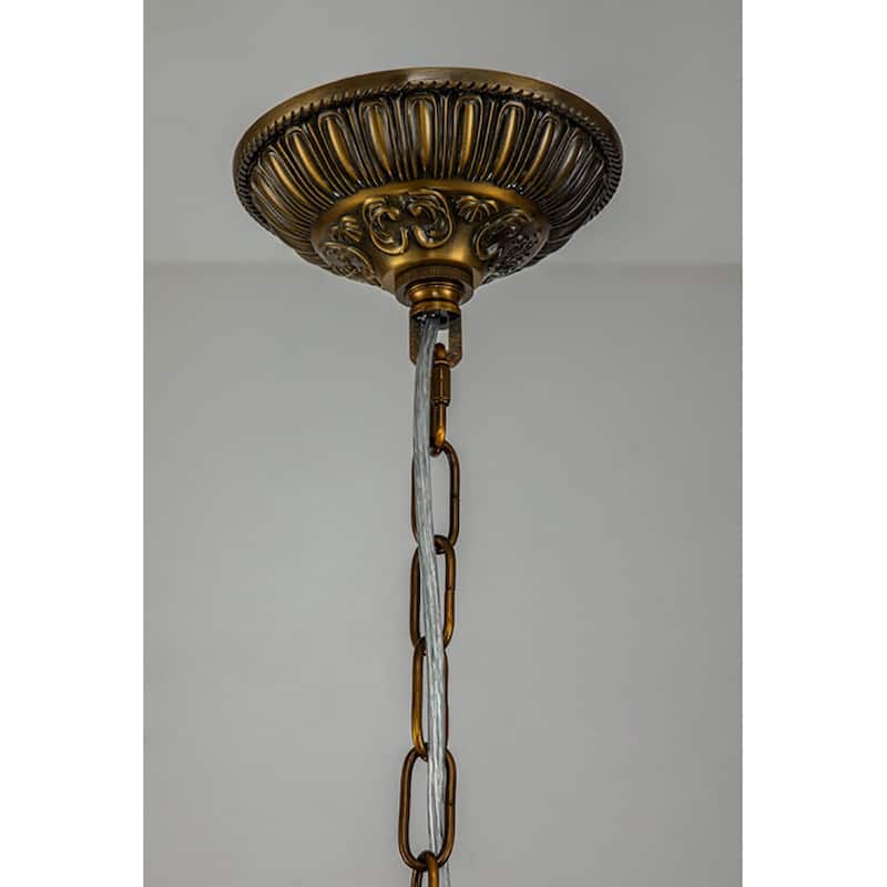1/3/5-Light Retro French Crystal Globe Chandelier