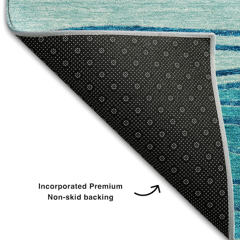 Premium Washable Super Soft Modern Ombre Mayfield Rug