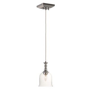 Centennial 1-light 6.25" Wide Steel Pendant - Polished Nickel