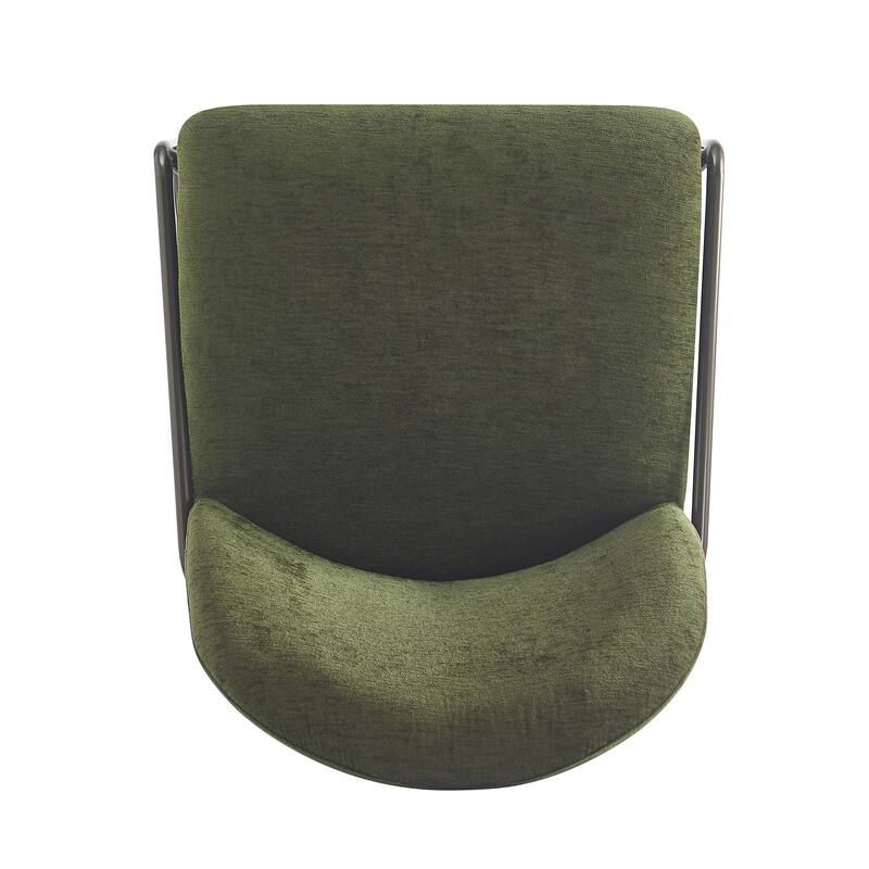 Indoor Metal Upholstered Barstool, Antique Bronze Finish Frame with Fabric, Set of 2