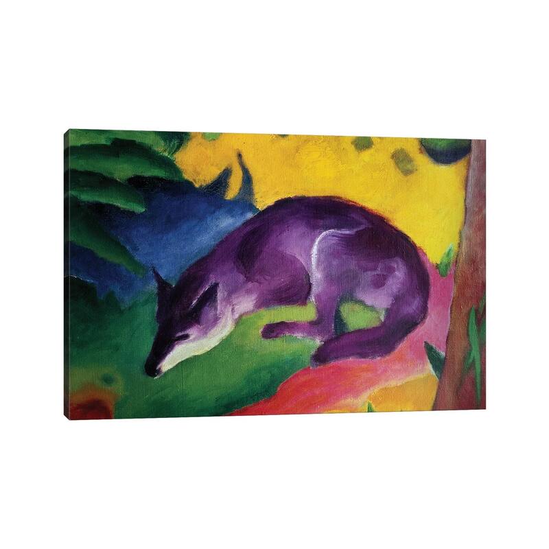 iCanvas "Blue Fox, 1911 " by Franz Marc Canvas Print