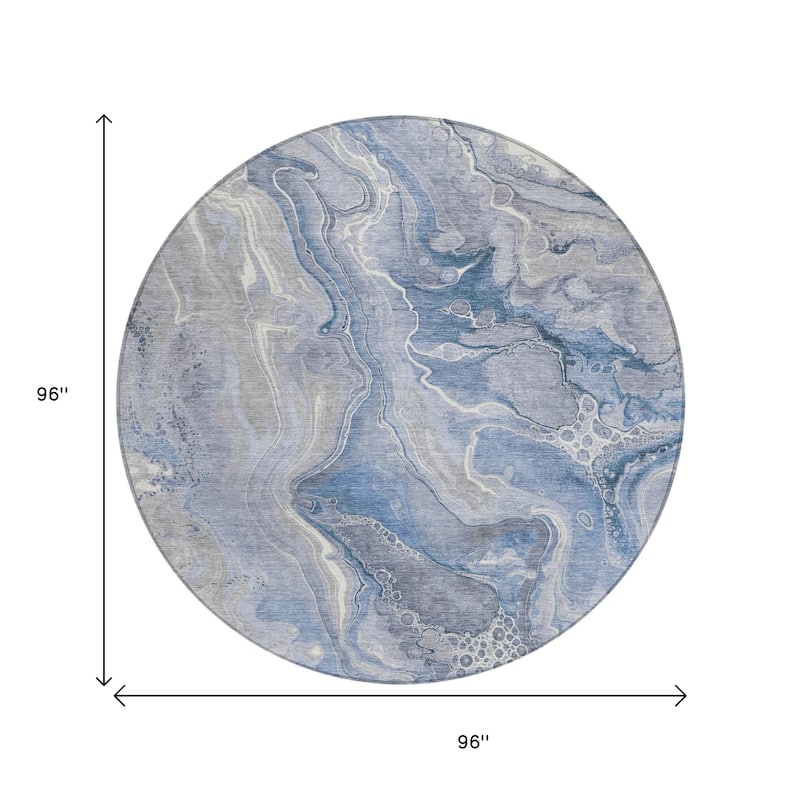 HomeRoots Abstract Modern Rectangle Outdoor Rug