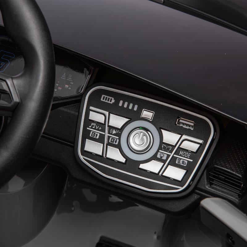 Dual-Drive Electric Ride-On Car with Remote Control, USB, Music, and 360° Spins