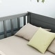 preview thumbnail 28 of 33, Twin Size Pine Wood Floor Platform Bed with Fence