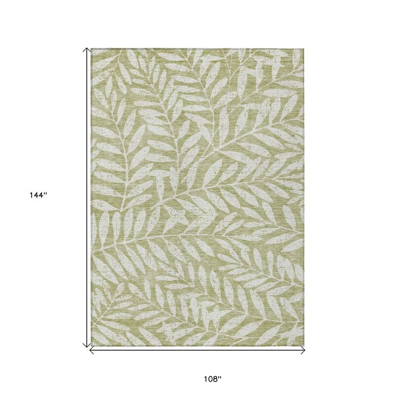 HomeRoots Floral Transitional Rectangle Outdoor Rug