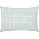 preview thumbnail 29 of 30, Artistic Weavers Ilayda Abstract Stripe Modern Throw Pillow 13"H x 20"W - Cover Only - Light Blue
