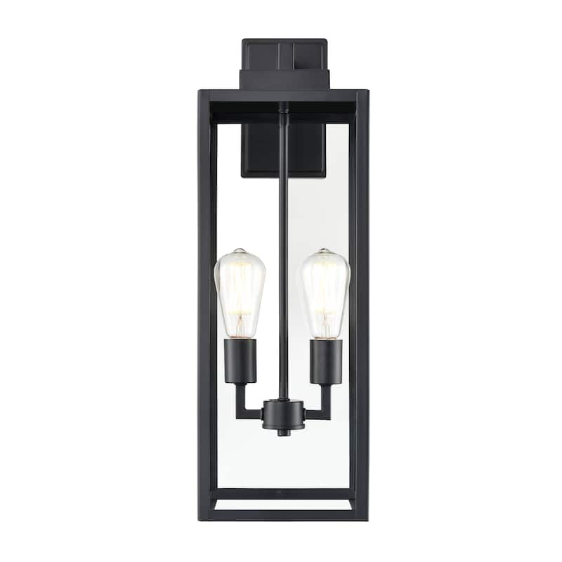 Outdoor Wall Sconce - 24 - Powder Coated Black