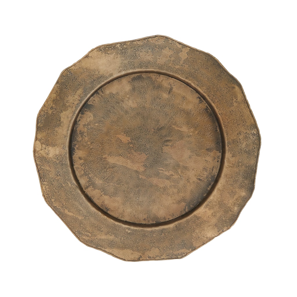 Sophisticated Scalloped Rimmed Charger Plate (Set of 4)